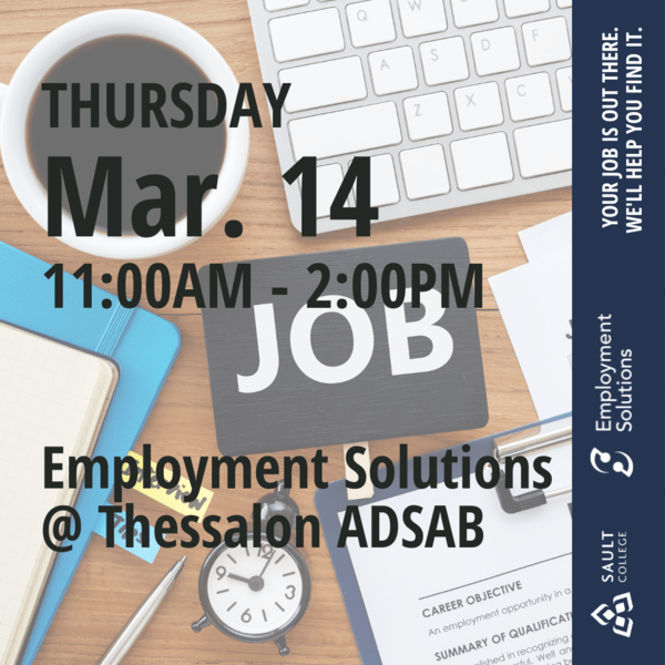 Employment Solutions at Thessalon ADSAB - March 14