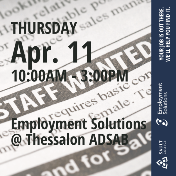 Employment Solutions at Thessalon ADSAB - April 11